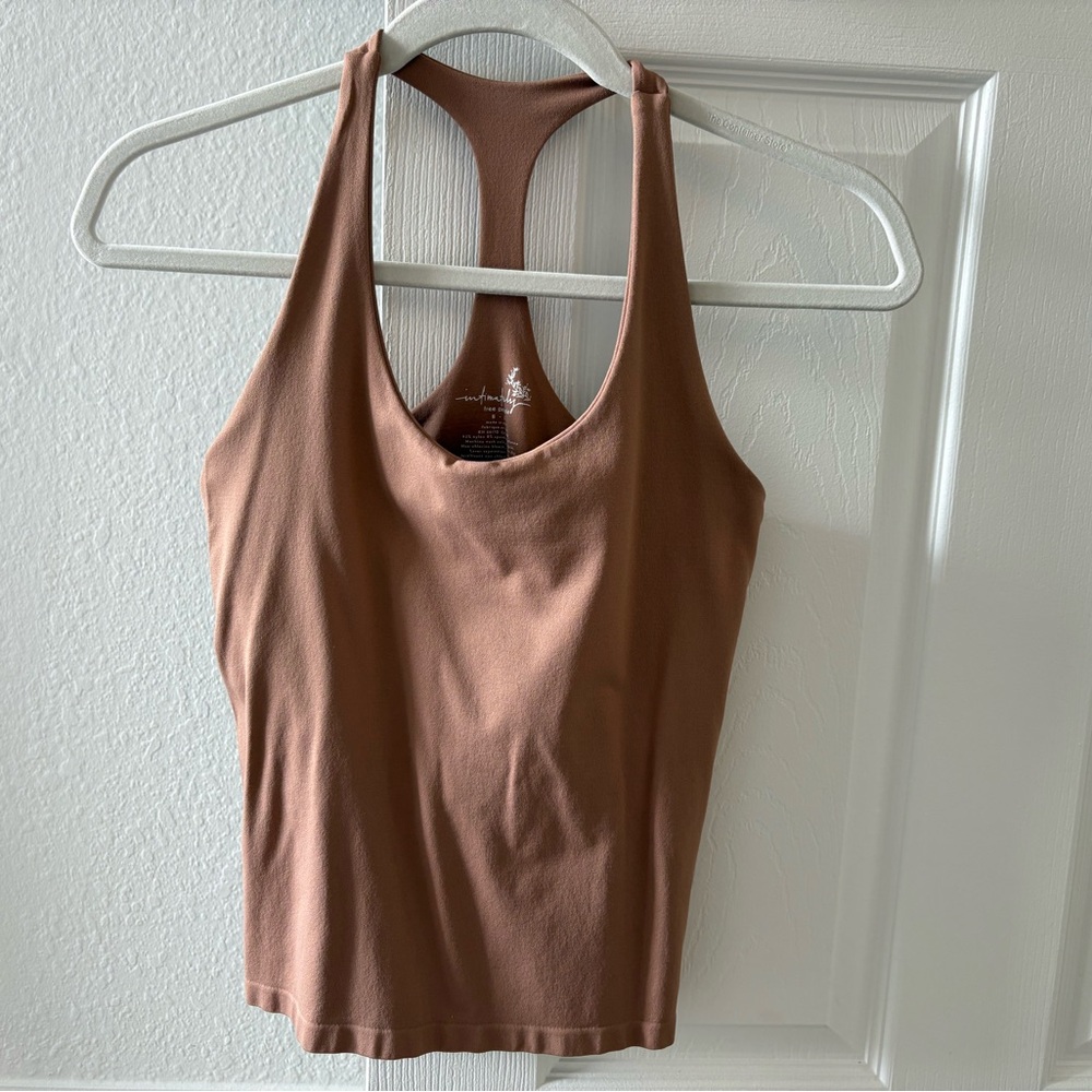 Free People Cocoa Brown Tank Top